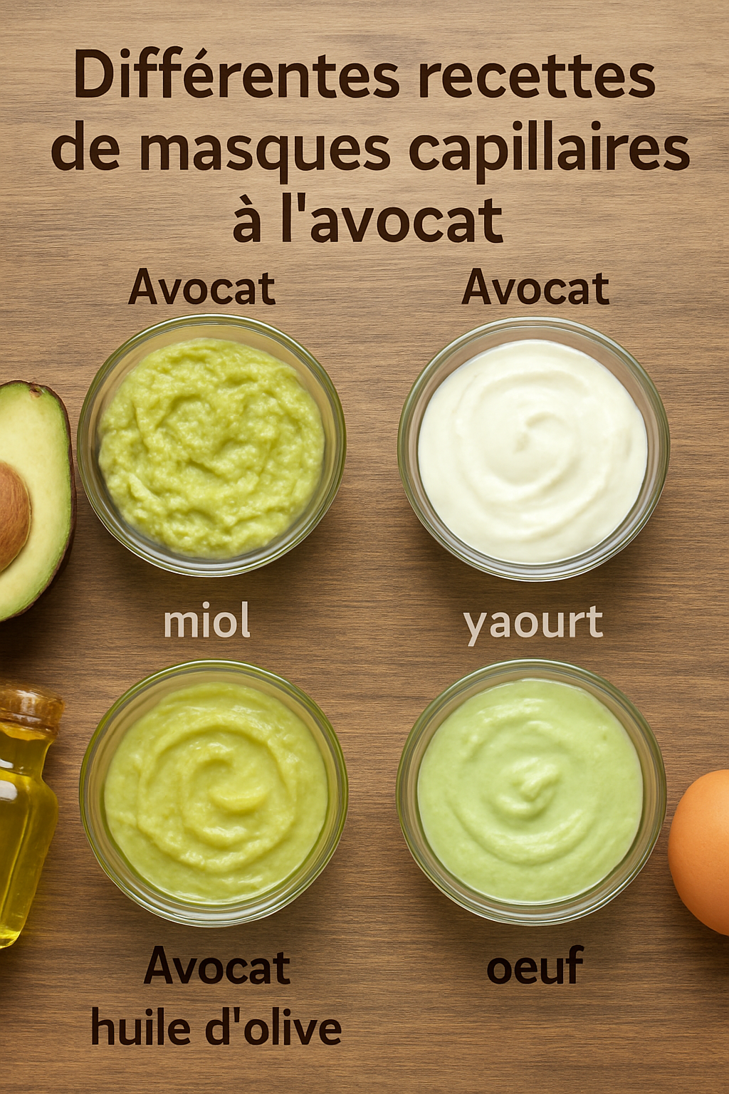 découvrez notre masque à l'avocat ultra-nourrissant, spécialement conçu pour revitaliser et hydrater les cheveux secs. offrez à votre chevelure une cure de douceur et de brillance grâce à ses ingrédients naturels. transformez vos cheveux ternes en une mane resplendissante!