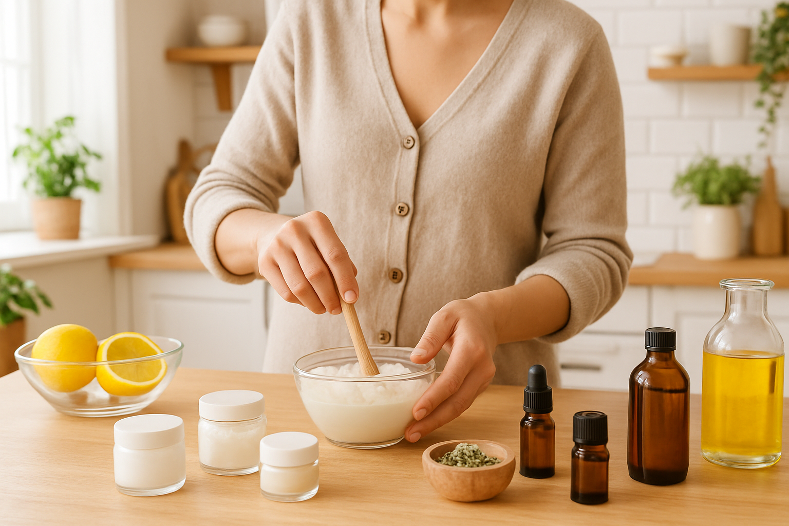 découvrez comment créer des cosmétiques maison naturels et efficaces avec des ingrédients simples et accessibles. apprenez les conseils et recettes pour prendre soin de votre peau tout en respectant l'environnement.
